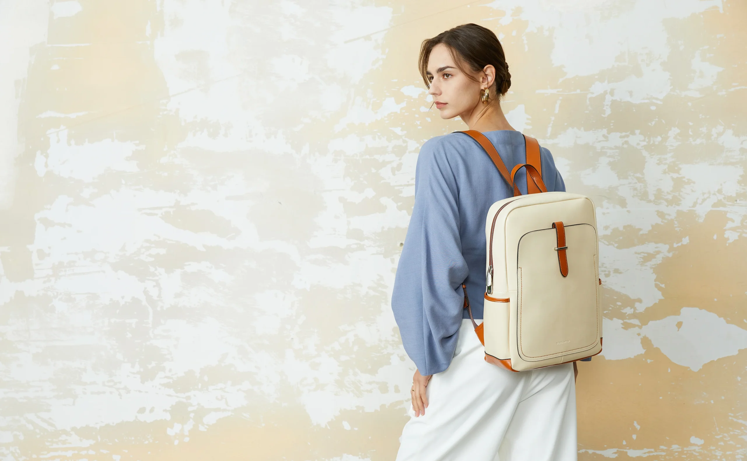 leather backpack for women